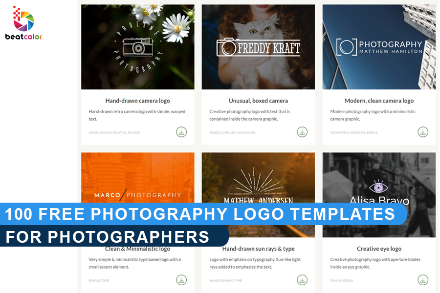 free-photography-logo-templates