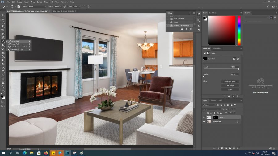 How To Photoshop Fire In Your Real Estate Photos