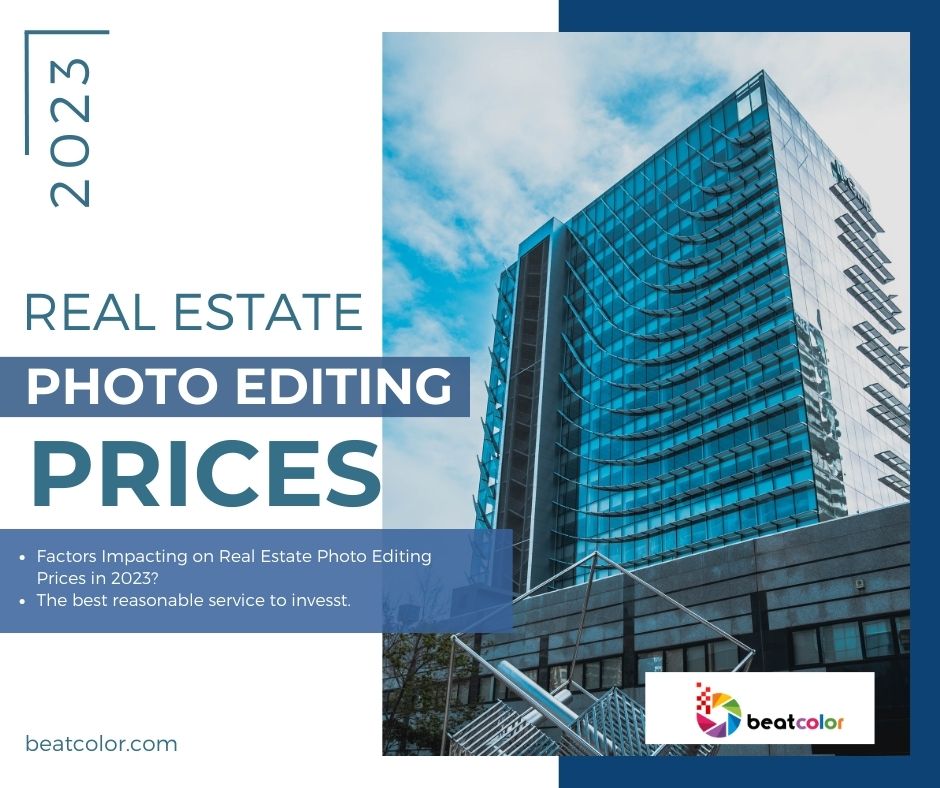 real estate photo editing prices