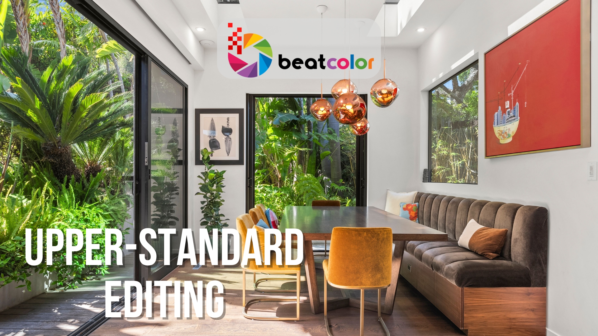 real estate photo editing -