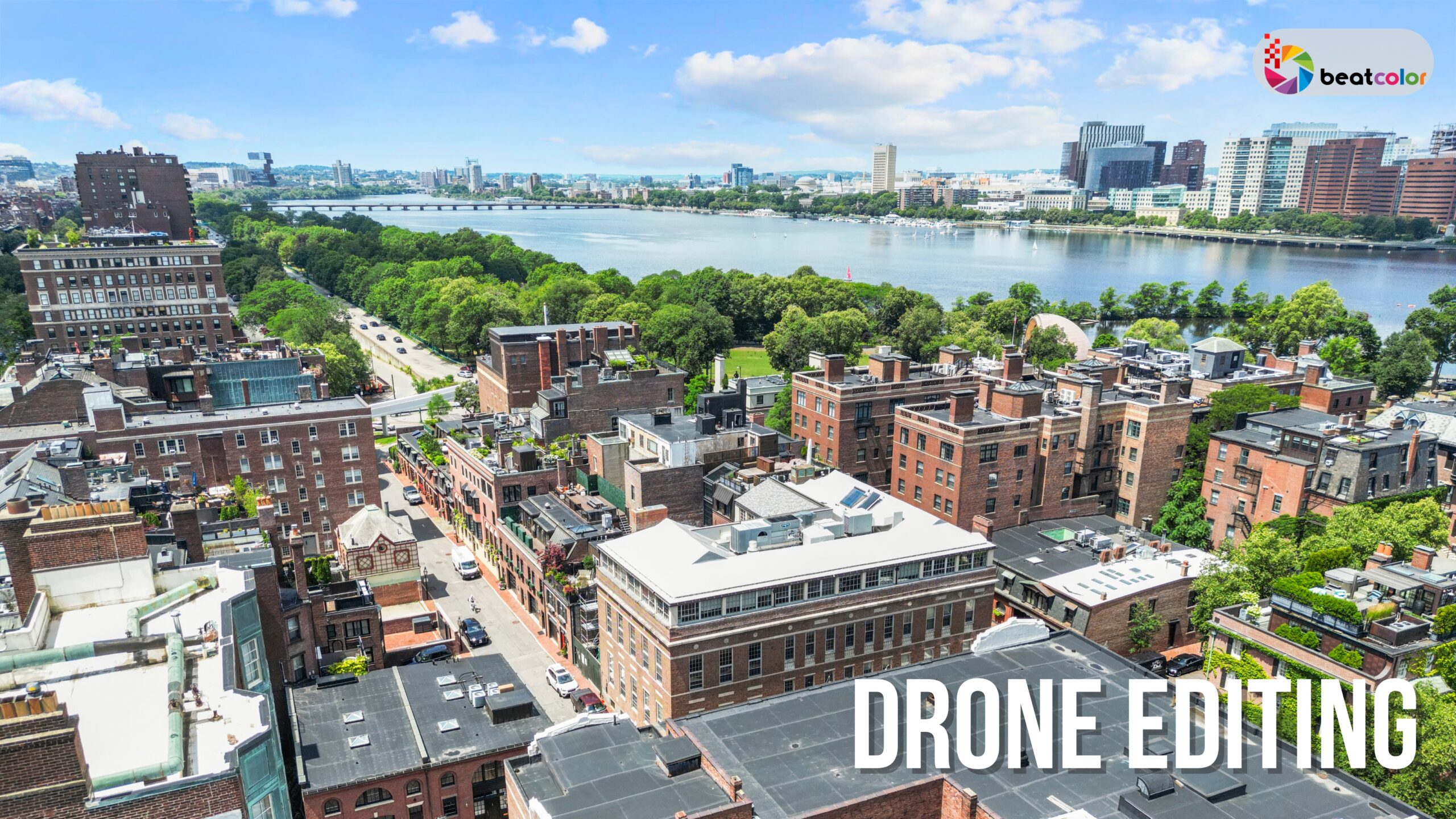 drone - real sstate photo editing