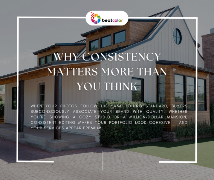 Real estate photo editing