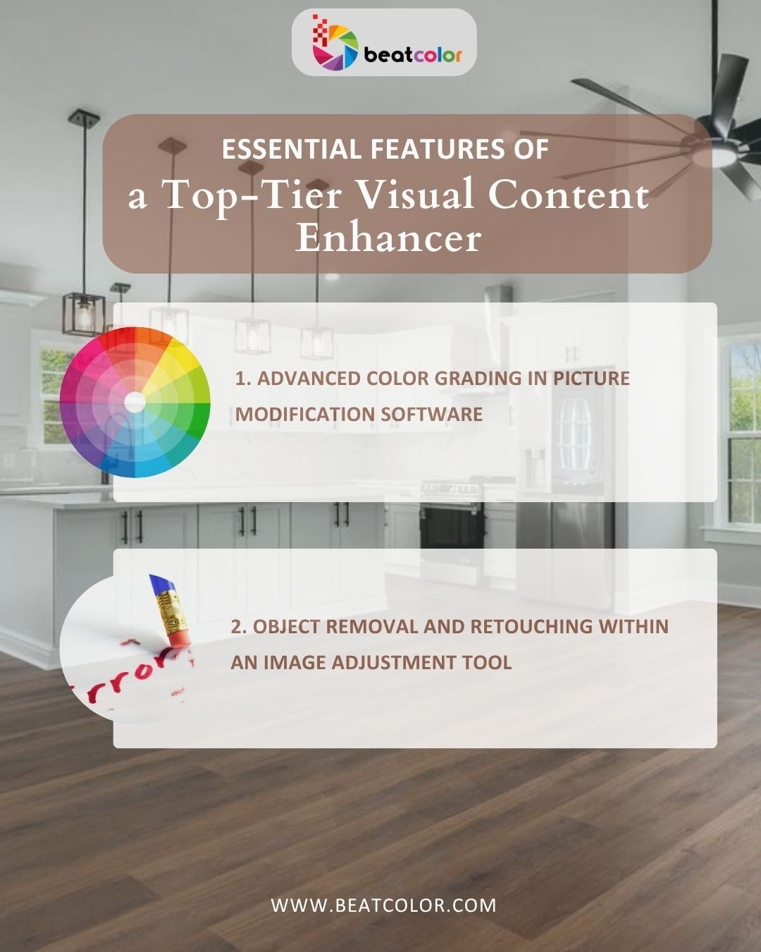 Features for a photo editor for social media