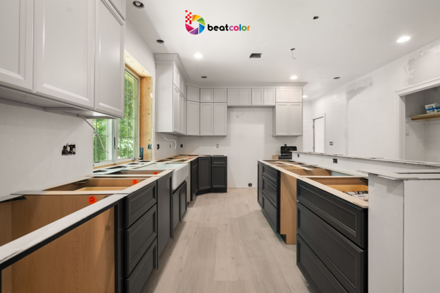 3d rendering of a modern house