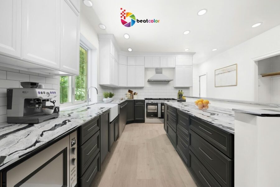 3d rendering of a modern house