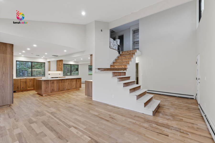 3d rendering of a modern house