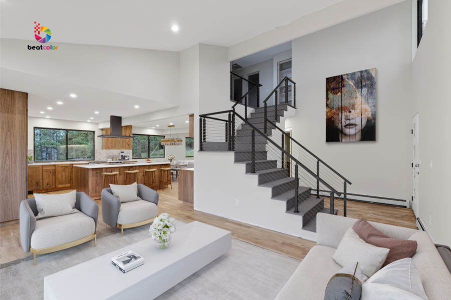 3d rendering of a modern house