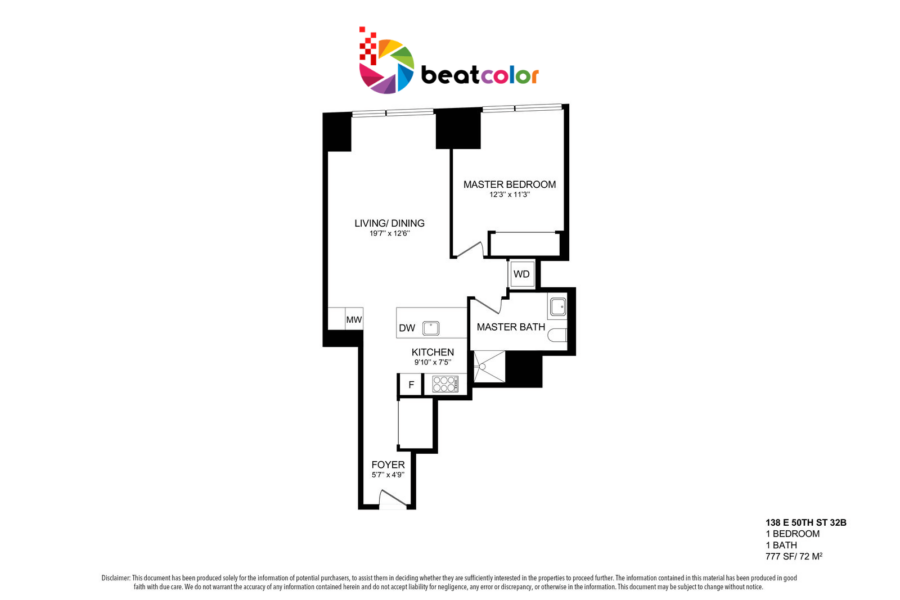  Floor Plan Handled by BeatColor
