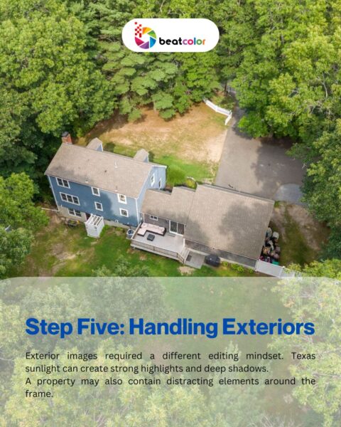 real estate photo editing
