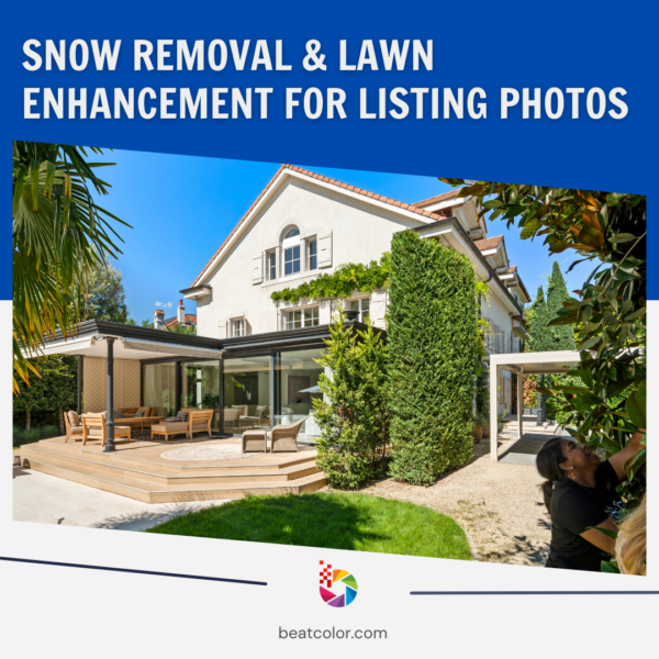 Snow Removal Plus Lawn Enhancement: Show Buyers the Home in Its Best Season