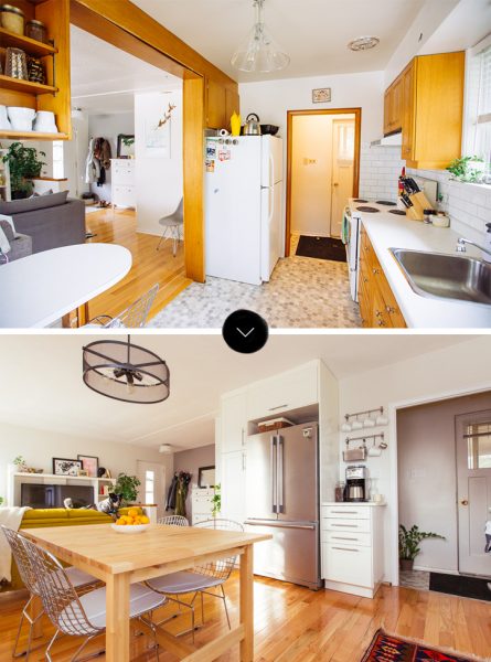 Open Floor Plan Remodel Before And After
