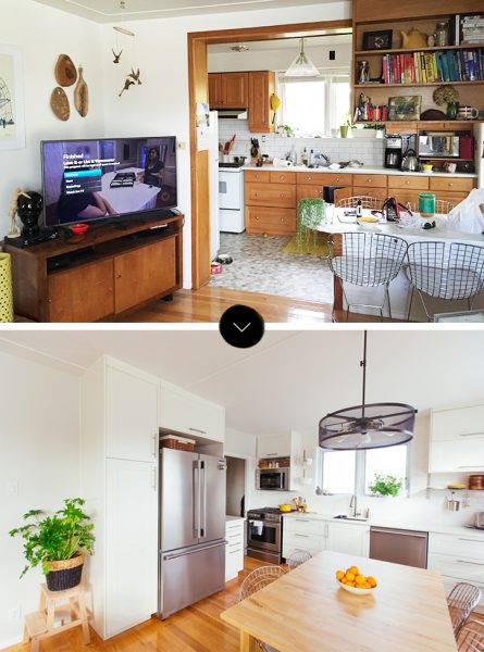 Open Floor Plan Remodel Before And After